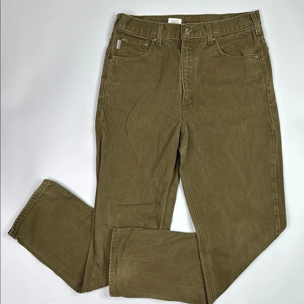 Vintage Carhartt B161BRK 1995 Brown Jeans 34x34